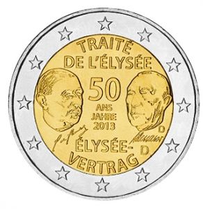 GERMANY 2 EURO 2013 - 50 YEARS OF THE ELYSEE TREATY - D - MUNICH